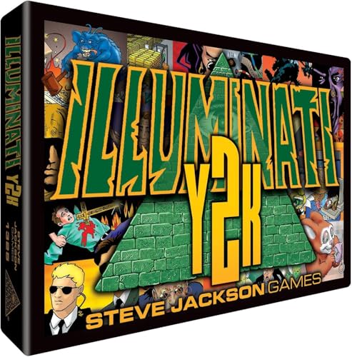 Steve Jackson Games | Illuminati Y2K Expansion | Strategy Card Game Add-On | 73 New Groups & 26 Special Cards for The Classic Conspiracy Game | Fun for 3-6 Players Ages 10+ | English von Steve Jackson Games