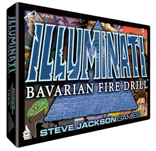 Steve Jackson Games | Illuminati: Bavarian Fire Drill Expansion | Card Game | Adds New Groups and Artifacts for a Strategic Twist | Requires Base Game | 3 to 6 Players for Ages 10 and Up | English von Steve Jackson Games