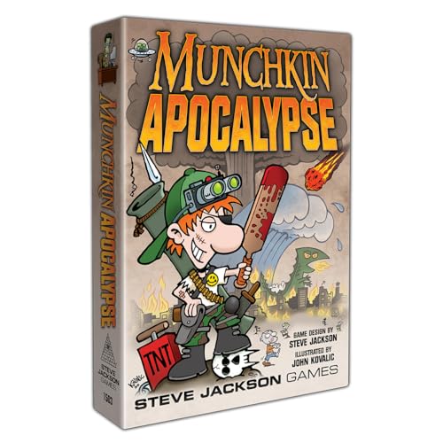 Steve Jackson Games | Munchkin Apocalypse | The Hilarious Fast-Paced Card Game with an End-of-The-World Twist for 3 to 6 Players | Ages 10 and Up | English von Steve Jackson Games