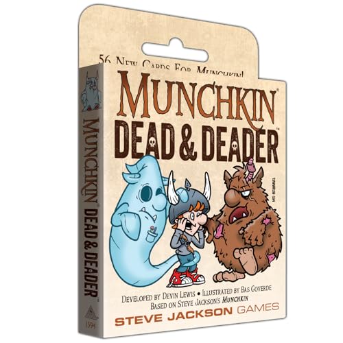 Steve Jackson Games | Munchkin Dead & Deader | Fast-Paced Card Game Expansion for 3 to 6 Players | Ages 10 and Up | English Steve Jackson Games | Munchkin Dead & Deader | Fast-Paced Card Game Expansion for 3 to 6 Players | Ages 10 and Up | English von Steve Jackson Games