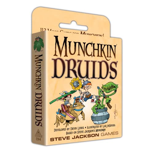 Steve Jackson Games | Munchkin Druids | Nature-Themed Expansion with The Druid Class for 3 to 6 Players | Ages 10 and Up | English von Steve Jackson Games