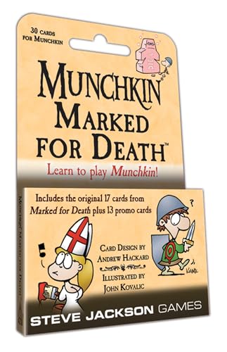 Steve Jackson Games | Munchkin Marked for Death | Card Game for 3 to 6 Players | Ages 10 and Up | English Steve Jackson Games | Munchkin Marked for Death | Card Game for 3 to 6 Players | Ages 10 and Up | English von Steve Jackson Games