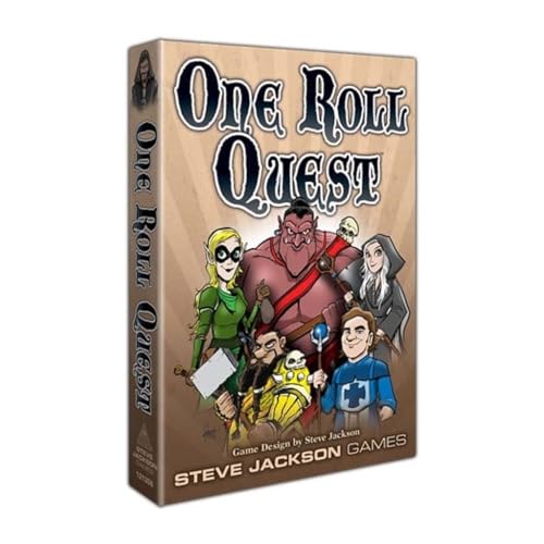 Steve Jackson Games | One Roll Quest Second Edition | The Fast-Paced Adventure Game for 2 to 6 Players | Ages 10 and Up | English von Steve Jackson Games