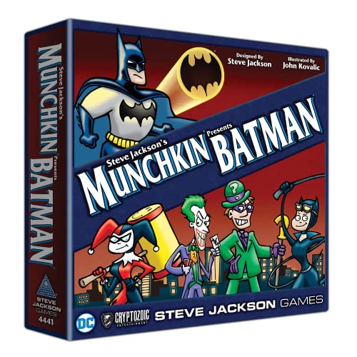 Steve Jackson Games Munchkin Batman: Strategie-Fantasie-Brettspiel für 6 Spieler ab 14 Jahren von Steve Jackson Games