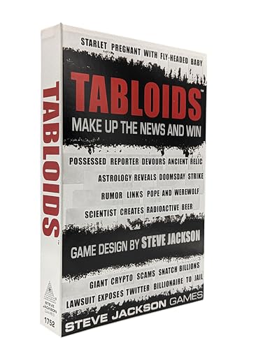 Steve Jackson Games | Tabloids | The Hilarious Fast-Paced Party Game for 3 to 6 Players | Ages 12 and Up | English von Steve Jackson Games