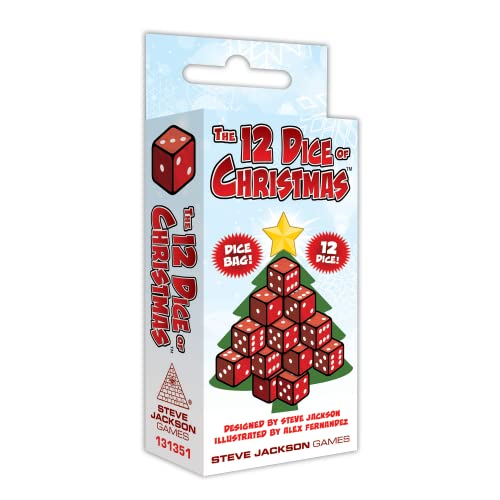 Steve Jackson Games | The 12 Dice of Christmas | Dice Game | Holiday Season Game for 2 to 5 Players for Ages 10 and up | English von Steve Jackson Games