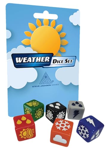 Weather Dice | Custom Dice, Perfect for use with Steve Jackson Games, DND, RPGs, Tabletop Games, and Role-Playing Adventures von Steve Jackson Games