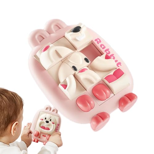 3D-Schiebepuzzle, Schiebepuzzlespiel - Slide-Puzzle-Spiel Cartoon-Tier-Denkaufgabe-Rätsel - Verbesserte Denkfähigkeit, Reisespielzeug-Handheld-Spiele, fördert die Hand-Auge-Koordination 3D-Schiebepuzzle, Schiebepuzzlespiel - Slide-Puzzle-Spiel Cartoon-Tier-Denkaufgabe-Rätsel - Verbesserte Denkfähigkeit, Reisespielzeug-Handheld-Spiele, fördert die Hand-Auge-Koordination von Stibtmr