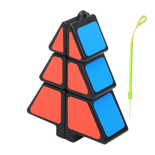 Cube Fidget, Weihnachtsbaumwürfel,Weihnachtsbaumform Speed ​​Cube 1X2X3 Weihnachtsbaumwürfel | Weihnachtsbaumschmuck, glatt, speziell geformter Würfel, Weihnachtsbaum, Würfel, Puzzle, Schlüsselanhänge von Stibtmr