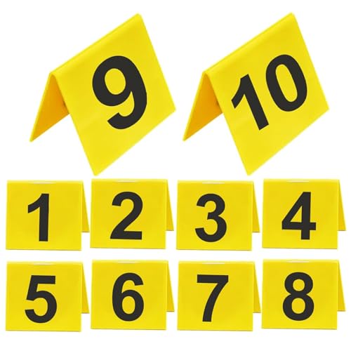 Dekoration,Nummern - Acryl Nummernschild Streich 10 Teile Requisiten für Clue Spiel Halloween Party Erwachsene Zuhause Dekoration,Nummern - Acryl Nummernschild Streich 10 Teile Requisiten für Clue Spiel Halloween Party Erwachsene Zuhause von Stibtmr