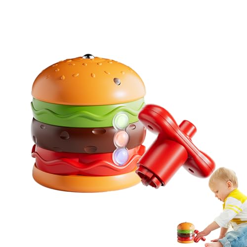 KampfFür Kinder - Leuchtender Hamburger Kampf-Tischspiel | Interaktives Balance-Spielzeug Mit Musik, Tragbares Reisespiel Als Lernspielzeug & Geschenkidee KampfFür Kinder - Leuchtender Hamburger Kampf-Tischspiel | Interaktives Balance-Spielzeug Mit Musik, Tragbares Reisespiel Als Lernspielzeug & Geschenkidee von Stibtmr