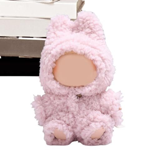 Kleine Puppenkleidung, weiche Stofftierkleidung - Kleine Puppe Soft Onesie | Stilvolle weiche Puppenkleidung im Onesie-Stil für PVC-Puppen, Actionfigurenpuppen, Plüschpuppen und Kuscheltiere von Stibtmr