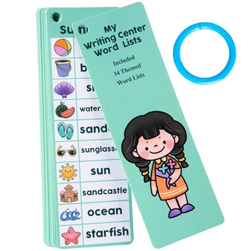 Lernkarten für Sichtwörter im Kindergarten, Lernkarten für hochfrequente Wörter - Hochfrequenz-Vokabeltrainer-Lernkarte - Unterrichtsmaterialien zum Sight Words-Spiel für Kleinkinder, und Mädchen ab 3 von Stibtmr