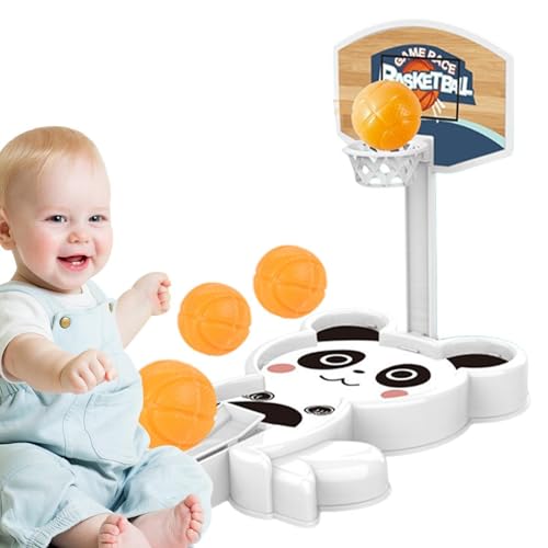 Stibtmr Finger-Hoop-Spiel,Basketball-Hoop-Finger-Spiel - Cartoon-Basketballspiel-Spielzeug,Desktop-Tisch-Basketballspiel-Set, Katapult-Basketballspiel, Schreibtischspiele für Kinder und Erwachsene von Stibtmr