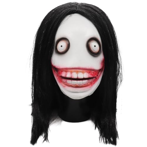 Stibtmr Gruselige Halloween-Kostüm-Maske,Unheimliche Masken-Kostümzubehör | Halloween-Kopfschmuck Cosplay Requisiten für Rollenspiel Themenparty Bühnenauftritt Stibtmr Gruselige Halloween-Kostüm-Maske,Unheimliche Masken-Kostümzubehör | Halloween-Kopfschmuck Cosplay Requisiten für Rollenspiel Themenparty Bühnenauftritt von Stibtmr