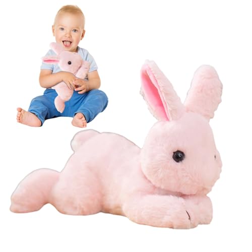 Stofftiere für Mädchen, Hasen ausgestopftes Tier,Entzückende Hasenpuppe | Kindergartenkinder Kinder Huggable Toy, weiche Kissen für Zuhause, Auto, Schreibtisch von Stibtmr