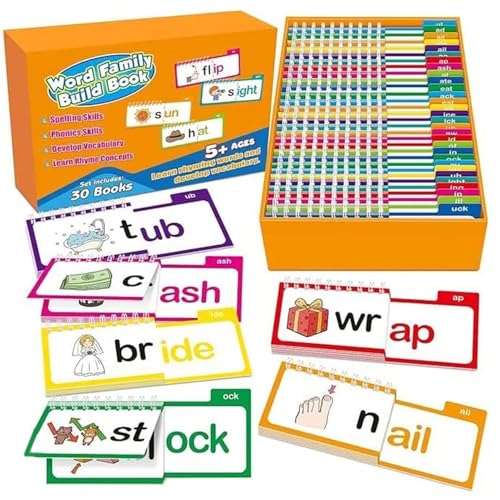 Wort Familienbücher, Lesen und Reimaktivitätsbuch - Wort Familie Build Read Rhyme Aktivitätsbuch | Frühkindliche Bildungsmaterialien Vokabular und Lernen Sie, Phonik für Kinder zu lesen Wort Familienbücher, Lesen und Reimaktivitätsbuch - Wort Familie Build Read Rhyme Aktivitätsbuch | Frühkindliche Bildungsmaterialien Vokabular und Lernen Sie, Phonik für Kinder zu lesen von Stibtmr