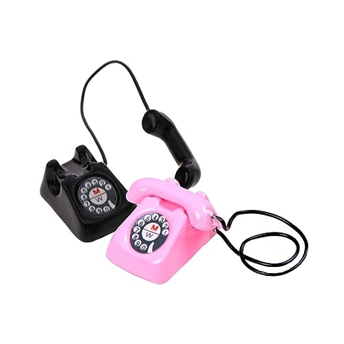 2 PCs Mini Telefon Miniatur -Spielszene Model Puppenzubehör Miniaturpuppendekoration 12 Cola & 1 Tably Fashion von Stibzeup