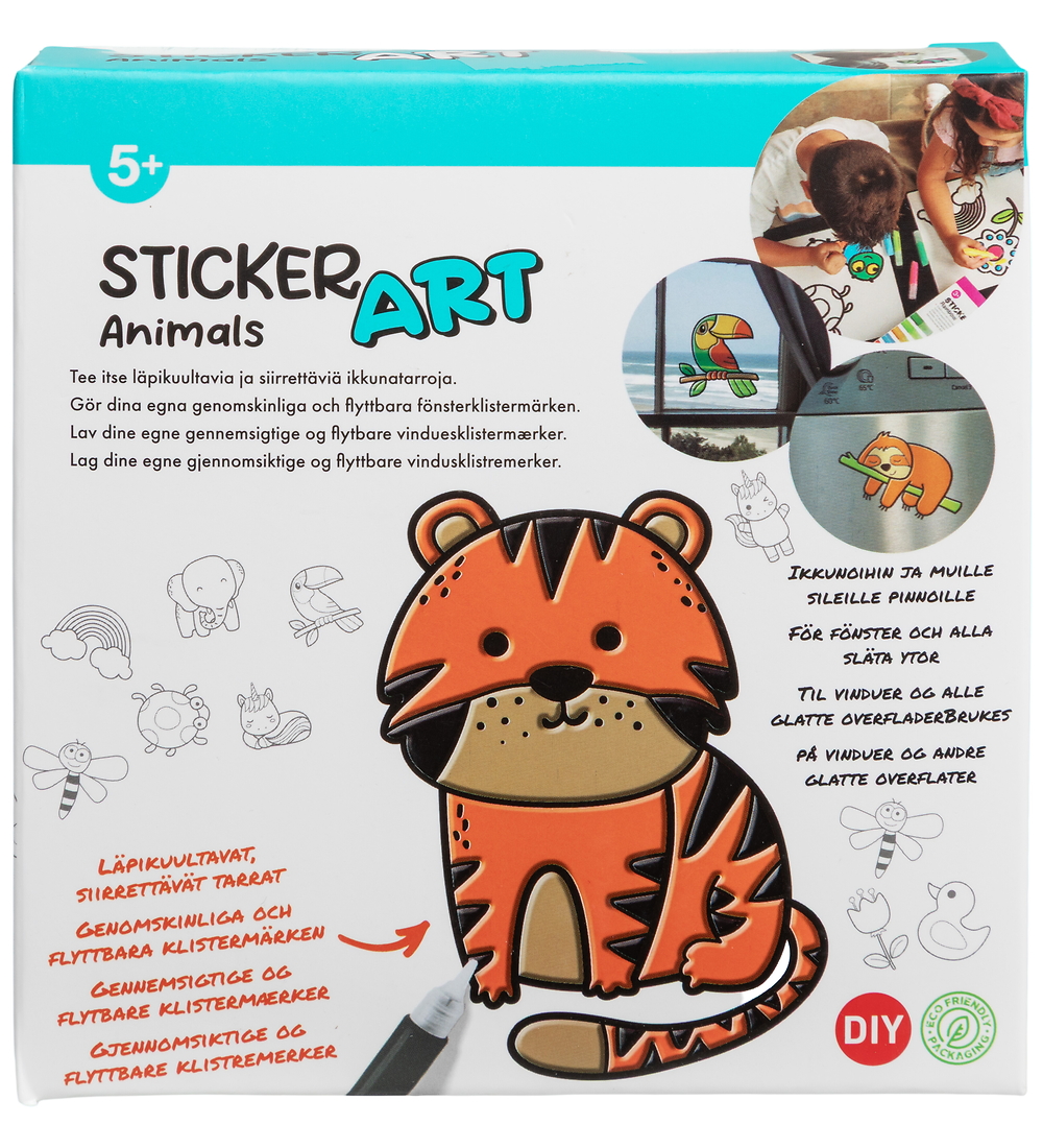 Sticker Art Kreatives Spielset - Animals - Sticker Art - One Size - Kreatives Spielset Sticker Art Kreatives Spielset - Animals - Sticker Art - One Size - Kreatives Spielset von Sticker Art