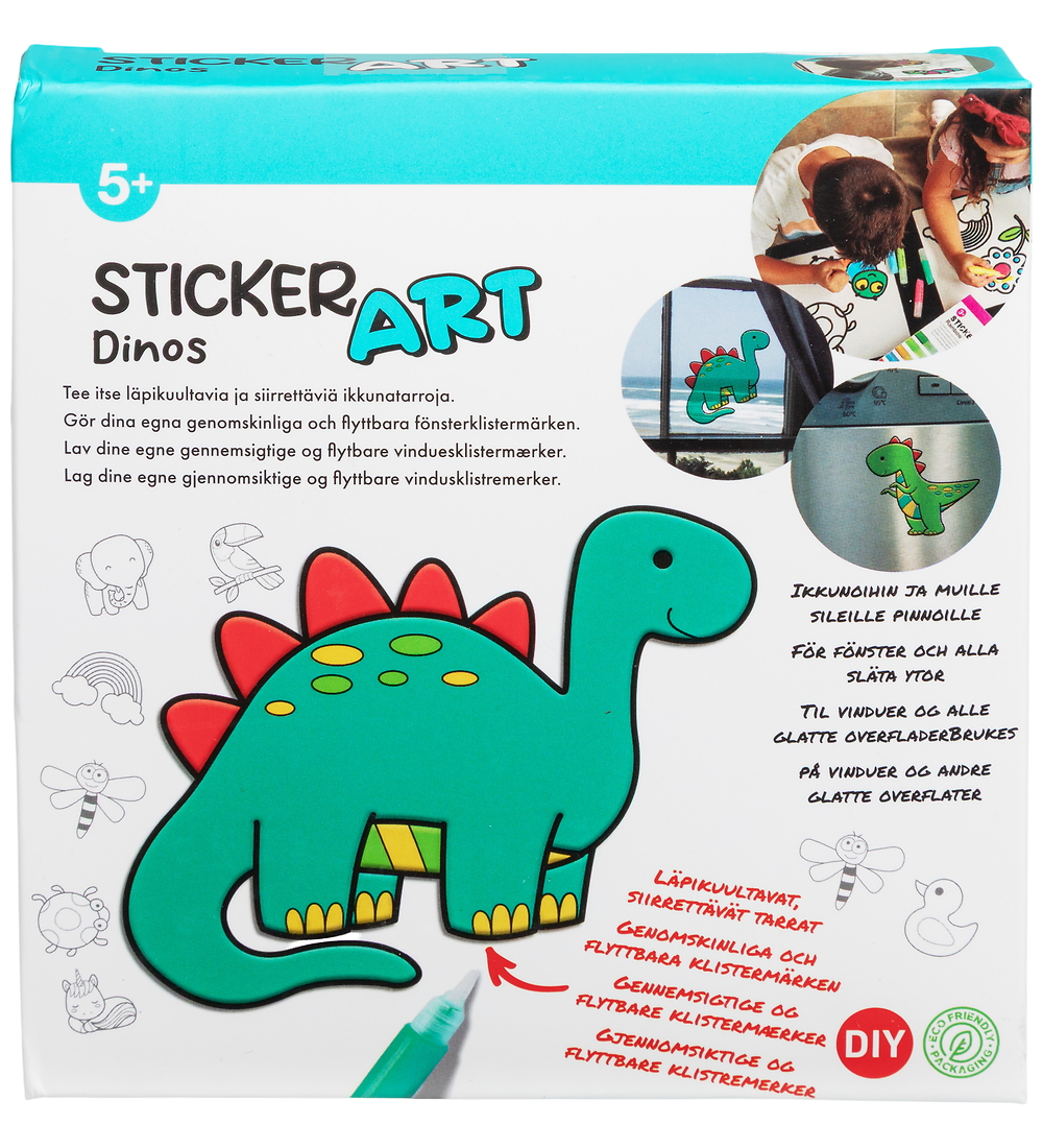 Sticker Art Kreatives Spielset - Dinos - Sticker Art - One Size - Kreatives Spielset Sticker Art Kreatives Spielset - Dinos - Sticker Art - One Size - Kreatives Spielset von Sticker Art