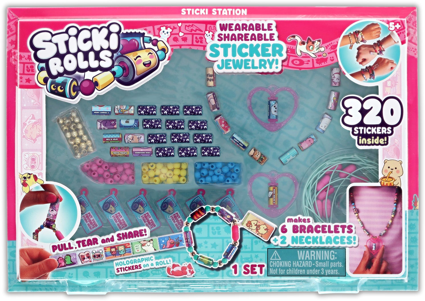 Sticki Rolls Sticki Station DIY Schmuckset mit Aufkleber von Sticki Rolls