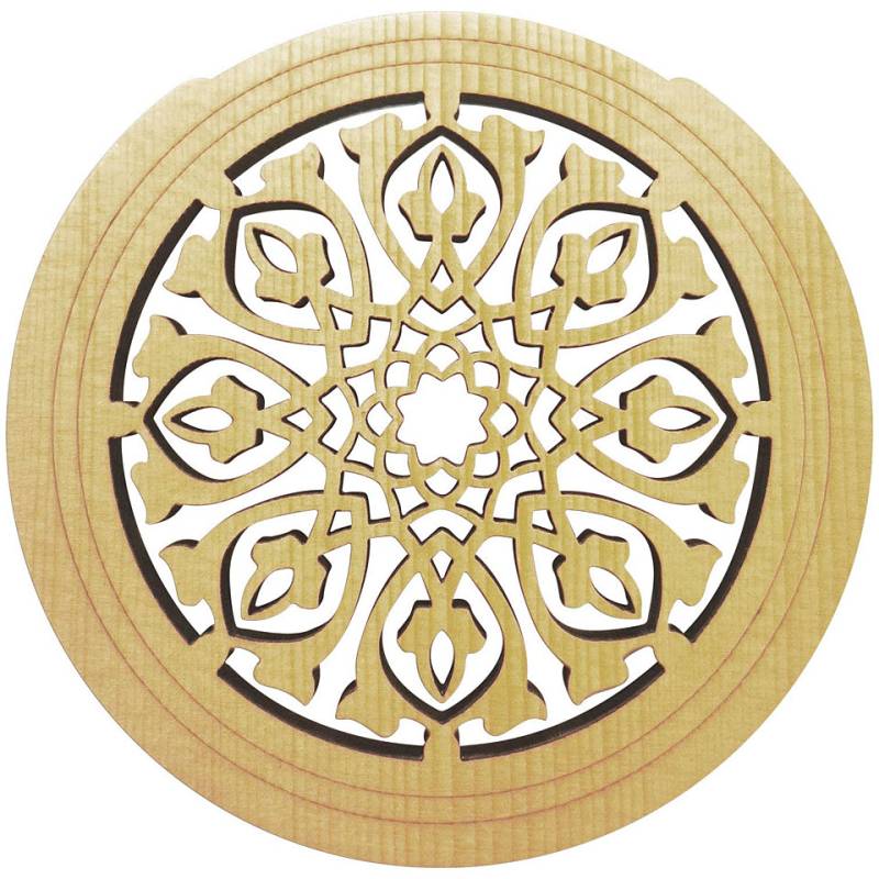 Sticky Tunes Soundhole Cover Tribal Leaves Soundholecover von Sticky Tunes