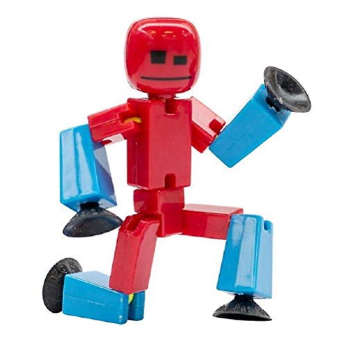 StikBot Stop-Motion Animation Figur - Rot mit Blau von StikBot