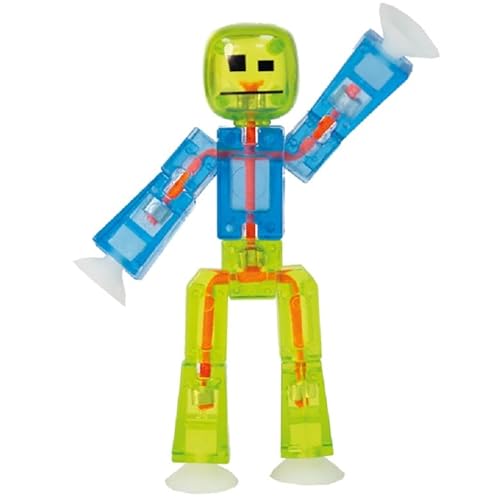 StikBot Zing Animations-Figur (grün und blau). von StikBot