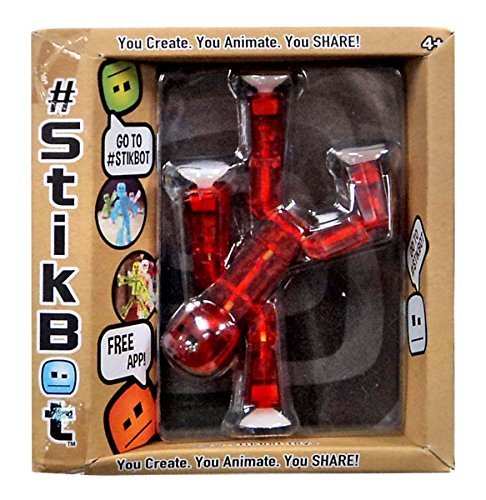 Stikbot, Stikbot Figure Red, 3 Inches by Zing von StikBot