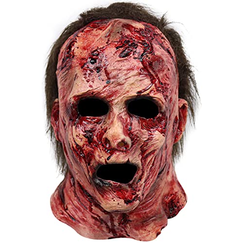 Stobbod Gruselige Maske Horror Blutige Halloween Maskerade Cosplay Prop Gruselige Party Kostüm Zubehör von Stobbod