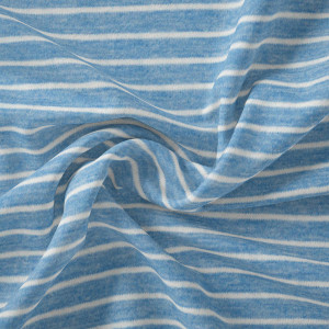 Avalana Jersey Melange Stripe Stoff 160cm Farbe 160 - 50cm von Stoffabrics