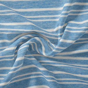 Avalana Jersey Melange Stripe Stoff 160cm Farbe 161 - 50cm von Stoffabrics