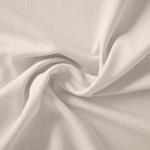 Swan Solid Baumwoll-Leinwand Stoff 150 cm 025 Rohweiß - 50 cm von Stoffabrics