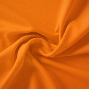 Swan Solid Baumwoll-Leinwand Stoff 150 cm 211 Orange - 50 cm von Stoffabrics