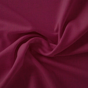 Swan Solid Baumwoll-Leinwand Stoff 150 cm 448 Bordeaux Rot - 50 cm von Stoffabrics