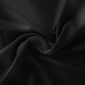 Swan Solid Baumwoll-Leinwand Stoff 150 cm 999 Schwarz - 50 cm von Stoffabrics