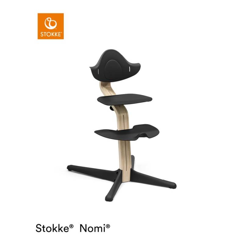 STOKKE® Nomi® Hochstuhl Buche natur / schwarz von Stokke