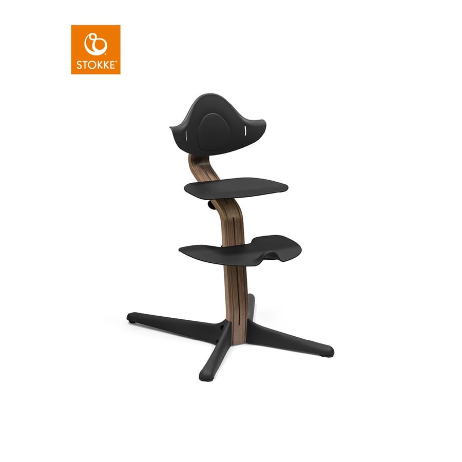 STOKKE® Nomi® Hochstuhl Walnuss / schwarz von Stokke