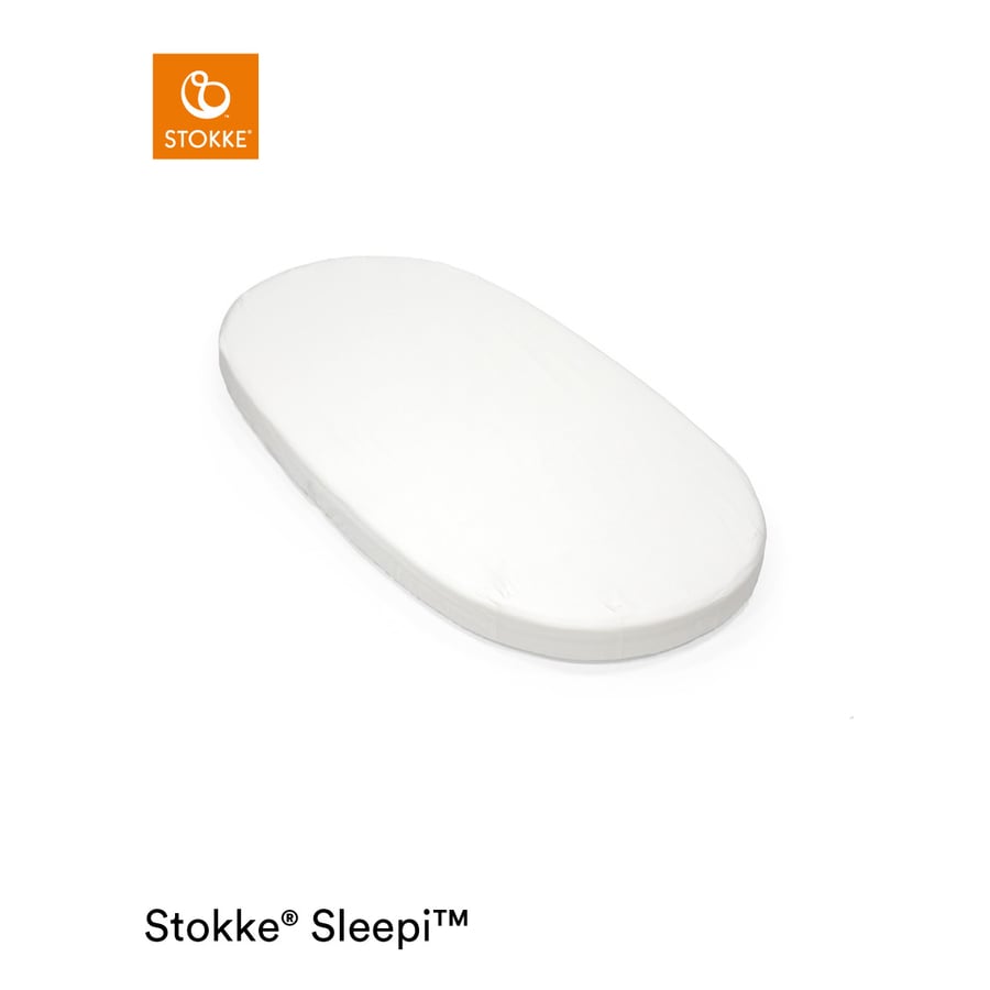 STOKKE® Sleepi™ Kinderbett Spannbettlaken V3 weiß von Stokke