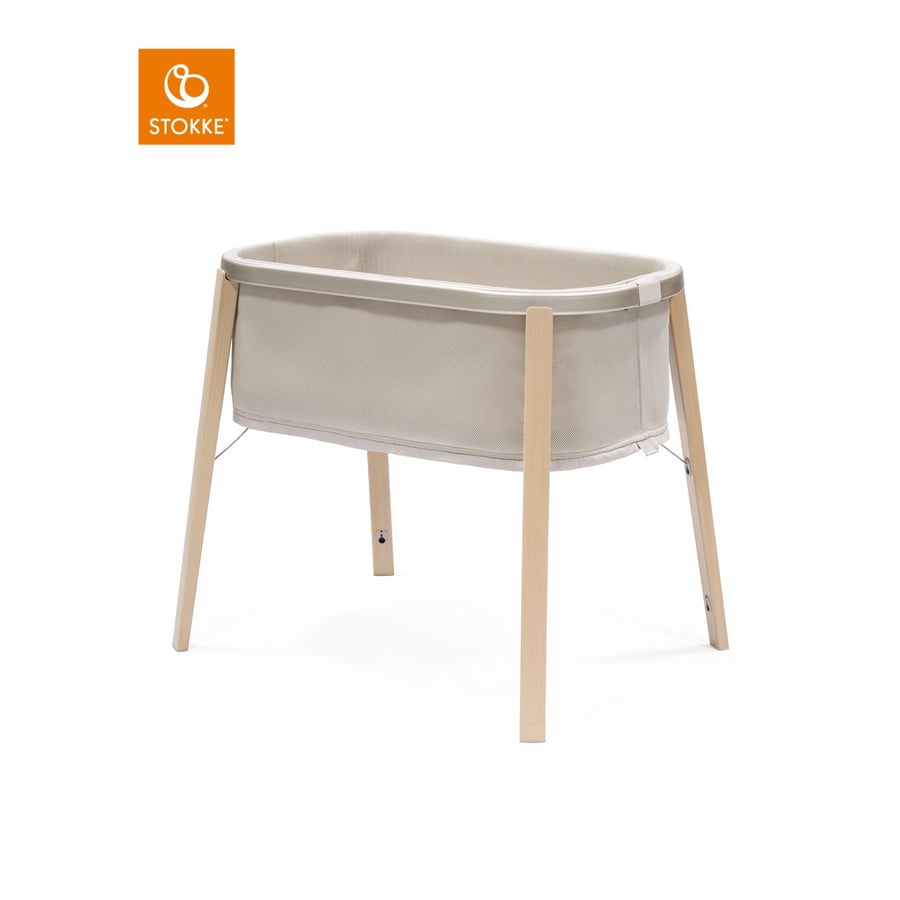 STOKKE® Snoozi™ Stubenbett inkl. Matratze Sandy Beige von Stokke