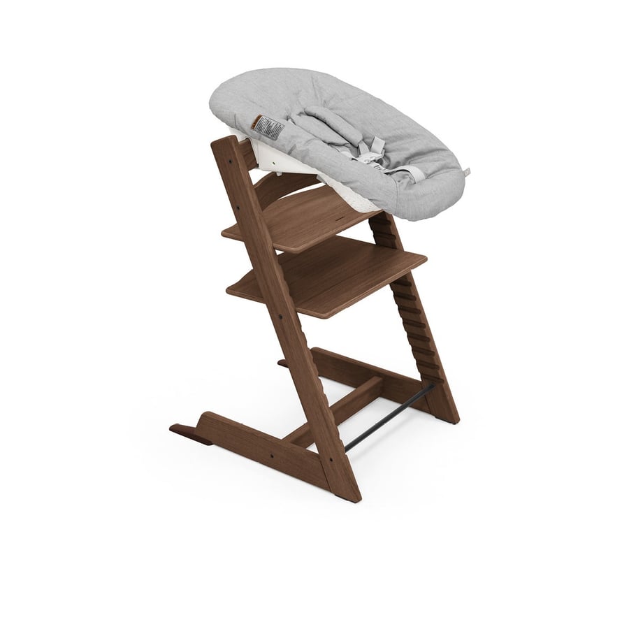 STOKKE® Tripp Trapp® Hochstuhl Oak Warm Brown inkl. Newborn Set™ Grey von Stokke