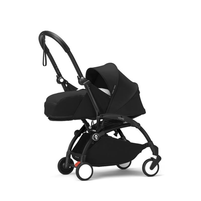 Stokke® Kinderwagen YOYO³ Gestell black inkl. 0+ Neugeborenenaufsatz Black von Stokke