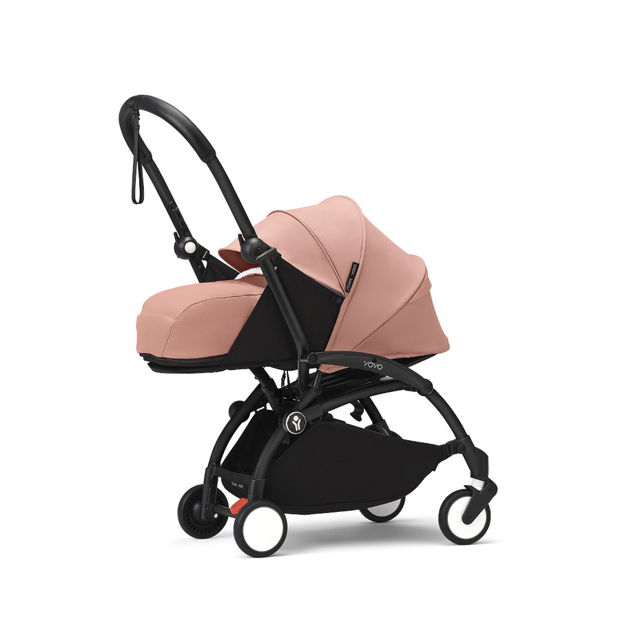 Stokke® Kinderwagen YOYO³ Gestell black inkl. 0+ Neugeborenenaufsatz Ginger von Stokke