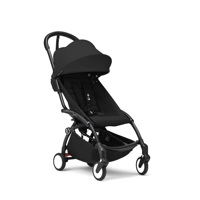 Stokke® Kinderwagen YOYO³ Gestell black inkl. 6+ Textilset Black von Stokke