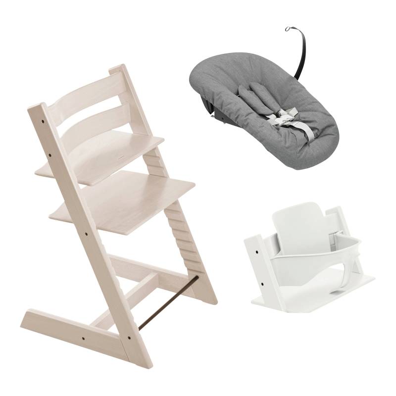 Stokke® Tripp Trapp® Bundle Treppenhochstuhl inkl. Newbornset deep grey & Babyset von Stokke