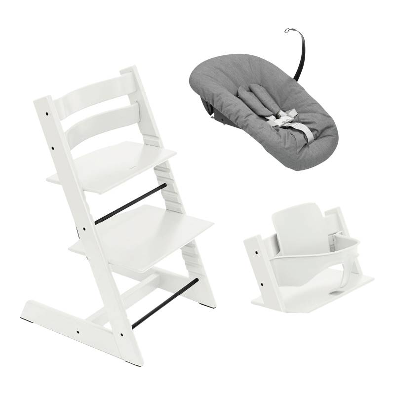 Stokke® Tripp Trapp® Bundle Treppenhochstuhl inkl. Newbornset deep grey & Babyset von Stokke