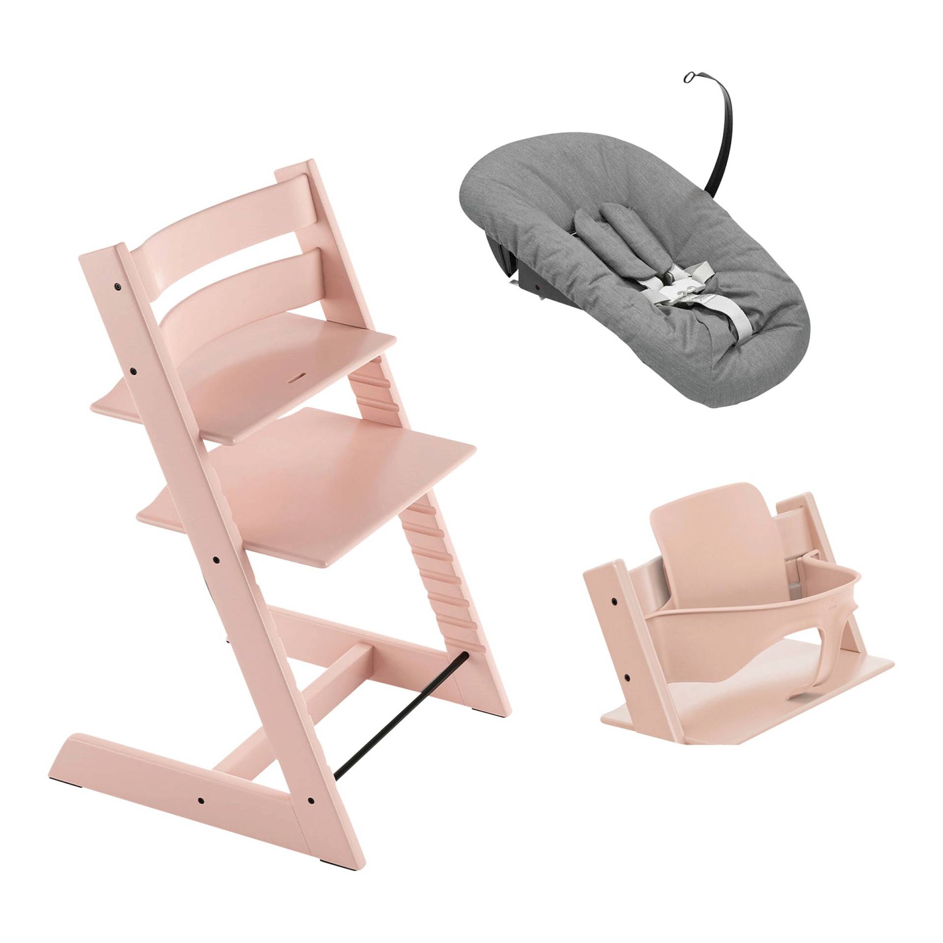 Stokke® Tripp Trapp® Bundle Treppenhochstuhl inkl. Newbornset deep grey & Babyset von Stokke