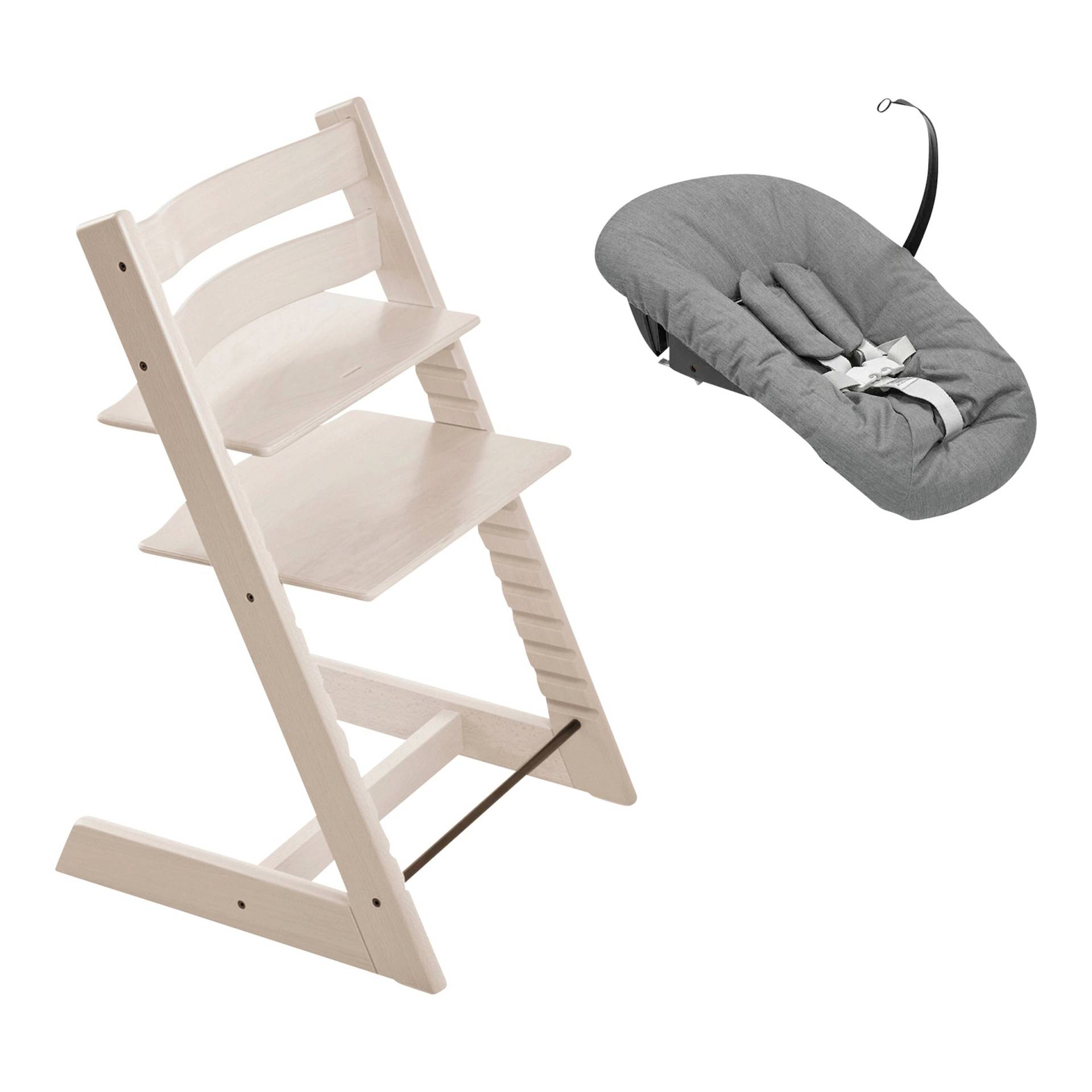 Stokke® Tripp Trapp® Bundle Treppenhochstuhl inkl. Newbornset deep grey von Stokke