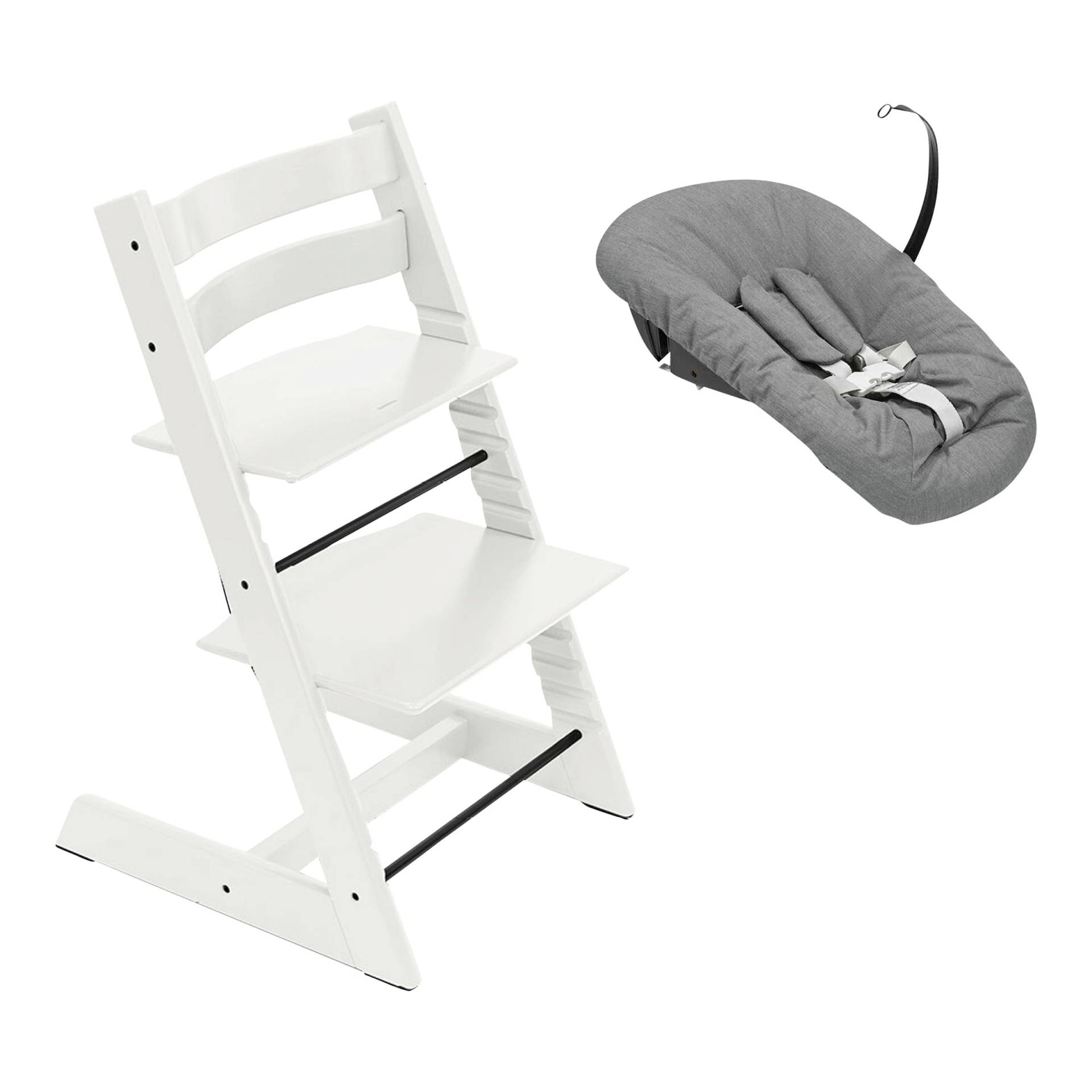 Stokke® Tripp Trapp® Bundle Treppenhochstuhl inkl. Newbornset deep grey von Stokke