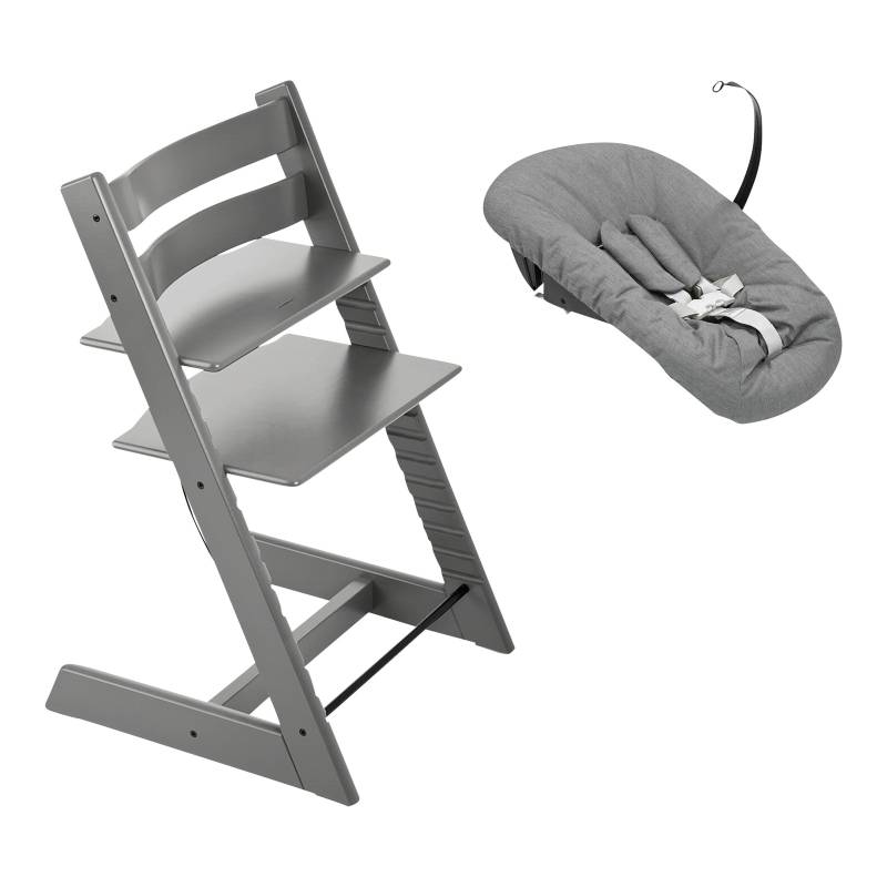 Stokke® Tripp Trapp® Bundle Treppenhochstuhl inkl. Newbornset deep grey von Stokke